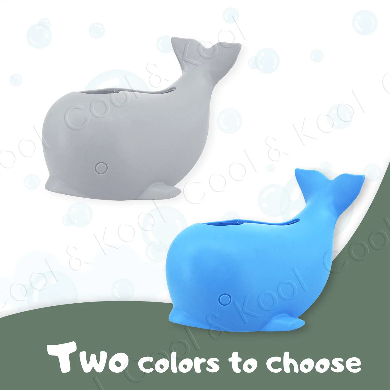 Whale Shaped Faucet Protector, Fun & Soft Silicone Cover to Guard Baby from Bumps During Bath Time