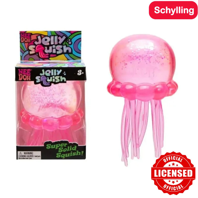 High Quality Needoh Nice Cube Fuzz Ball Jellyfish Squishy Blind Box Soft Stress Relief Toy Cute Relaxing Squeeze Sensory Toy