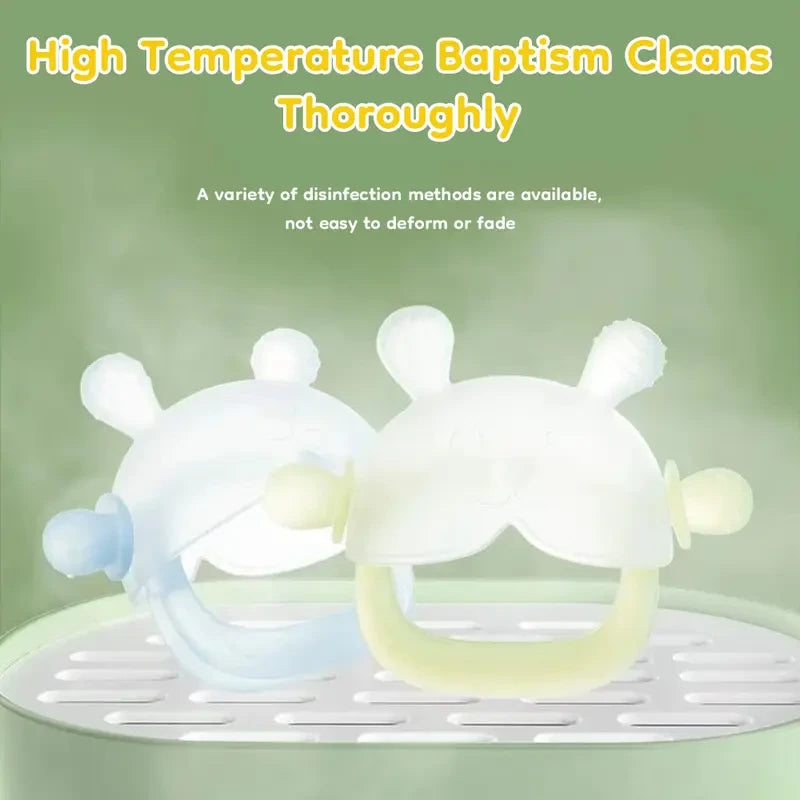 Silicone Bunny Teether Mitten