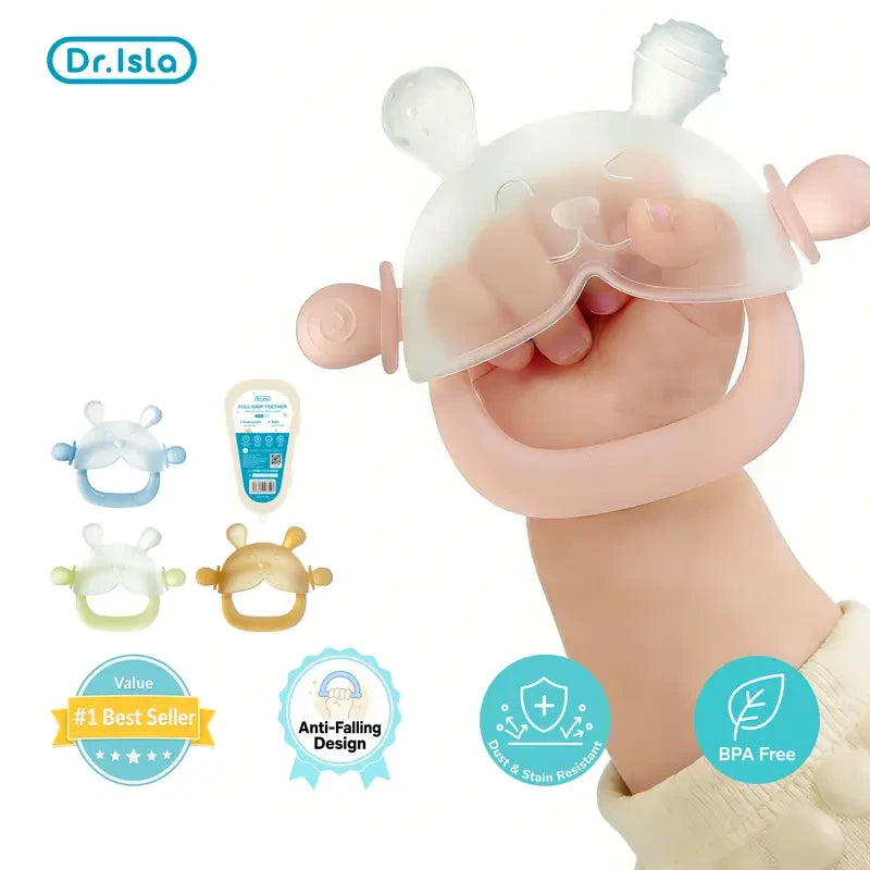 Silicone Bunny Teether Mitten