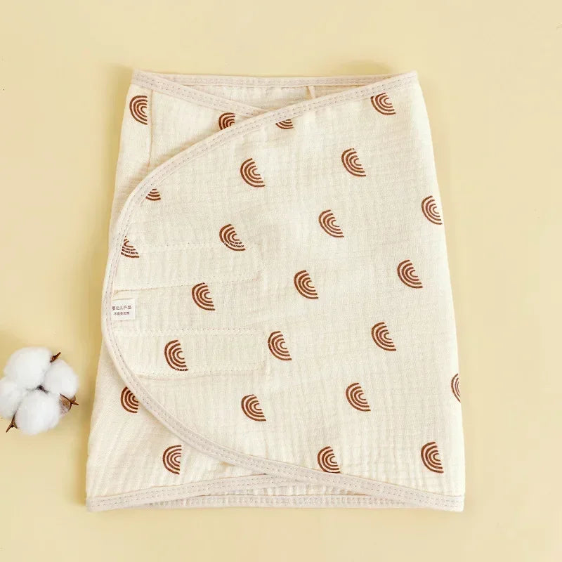0-6 Month Cotton Baby Swaddle Wrap Anti Startle Swaddling Blanket Muslin Baby Sleeping Blanket Wrap for New Born Thin Summer