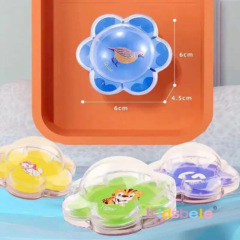 Baby Bath Toys, Floating Alphabet Number Animal Balls, Early Education Cognitive Color Recognition, Sensory Bath Time Gift
