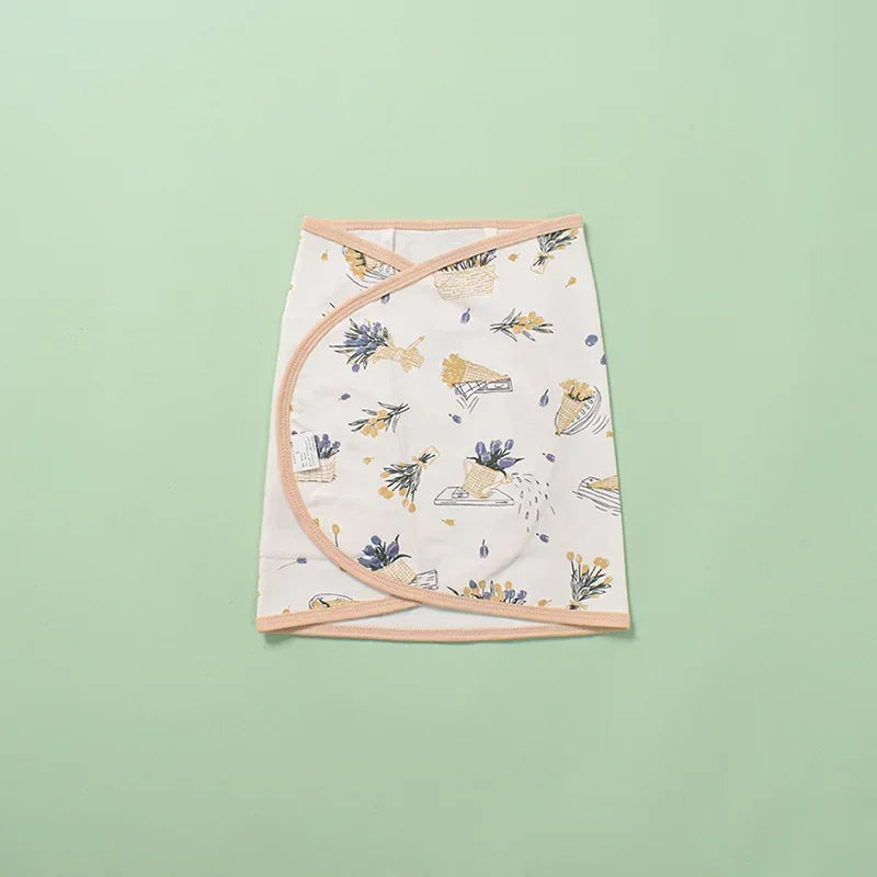 0-6 Month Cotton Baby Swaddle Wrap Anti Startle Swaddling Blanket Muslin Baby Sleeping Blanket Wrap for New Born Thin Summer