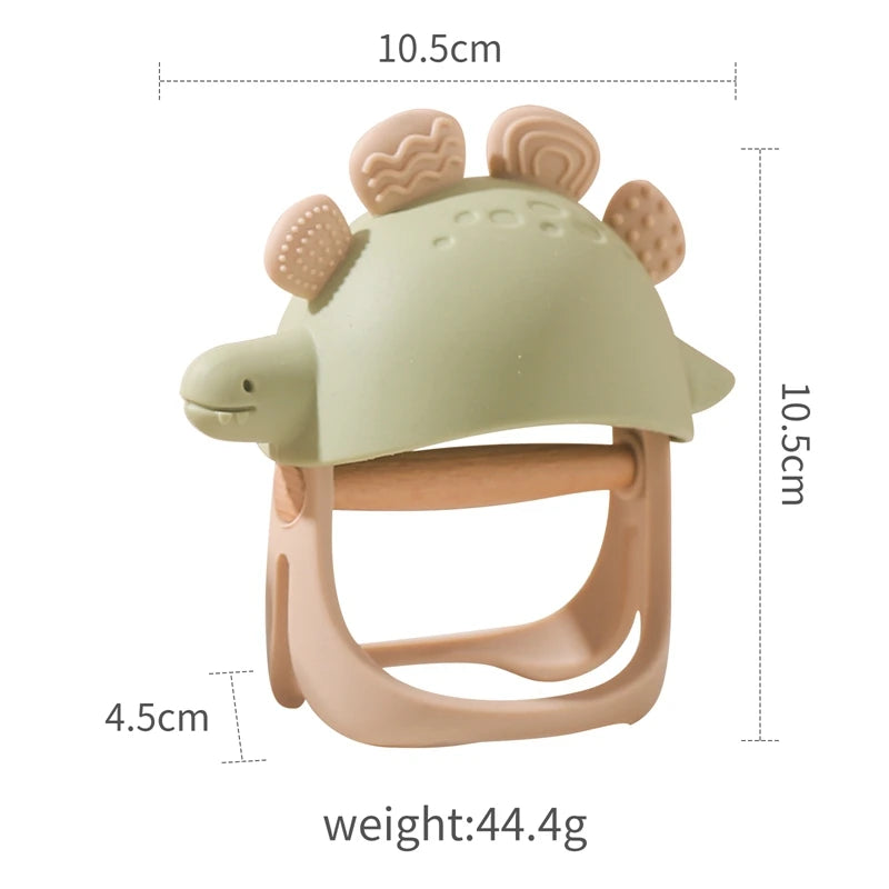 Baby Teether Gloves Pacifier Kids Teething Silicone Newborn Dental Care Gums Anti-eating Hand Molar Stick Baby Accessories