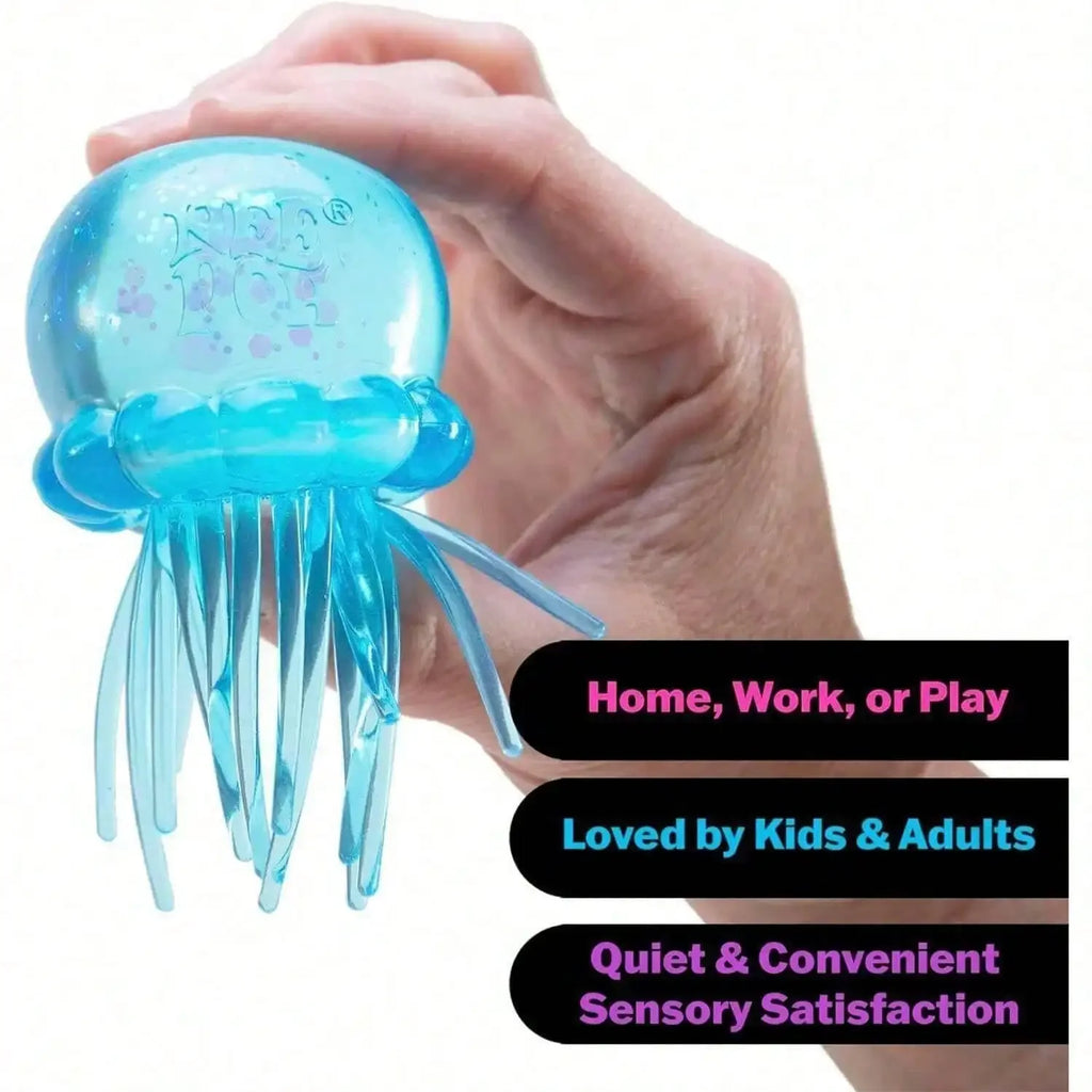 Shiny Jellyfish Squishies - Super Squeeze Sensory Putty, Stress Relief Toy Suitable For Children And Adults, Ideal Easter And Birthday Gift