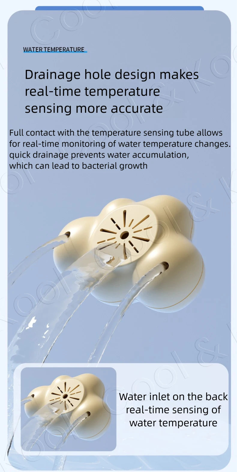Floating Baby Bath Thermometer with LED Display, Cartoon Digital Water Temperature Tester for Safe Tub Time