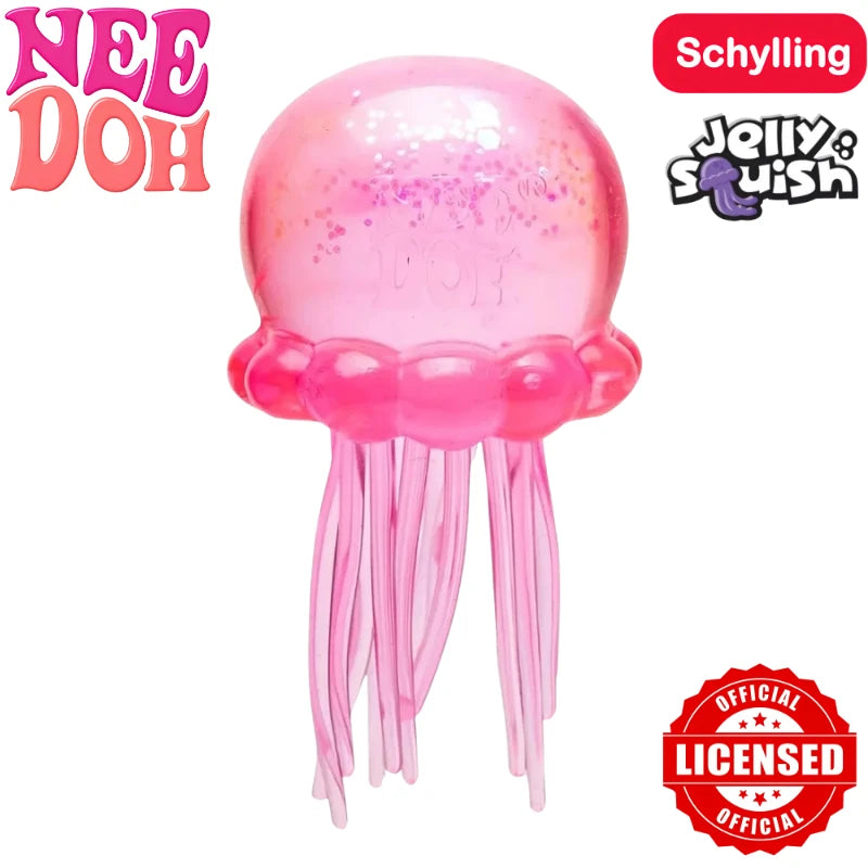 High Quality Needoh Nice Cube Fuzz Ball Jellyfish Squishy Blind Box Soft Stress Relief Toy Cute Relaxing Squeeze Sensory Toy