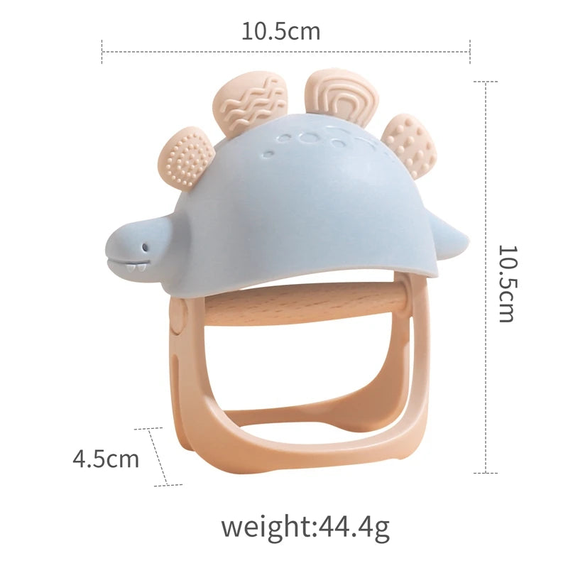 Baby Teether Gloves Pacifier Kids Teething Silicone Newborn Dental Care Gums Anti-eating Hand Molar Stick Baby Accessories