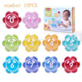 Baby Bath Toys, Floating Alphabet Number Animal Balls, Early Education Cognitive Color Recognition, Sensory Bath Time Gift
