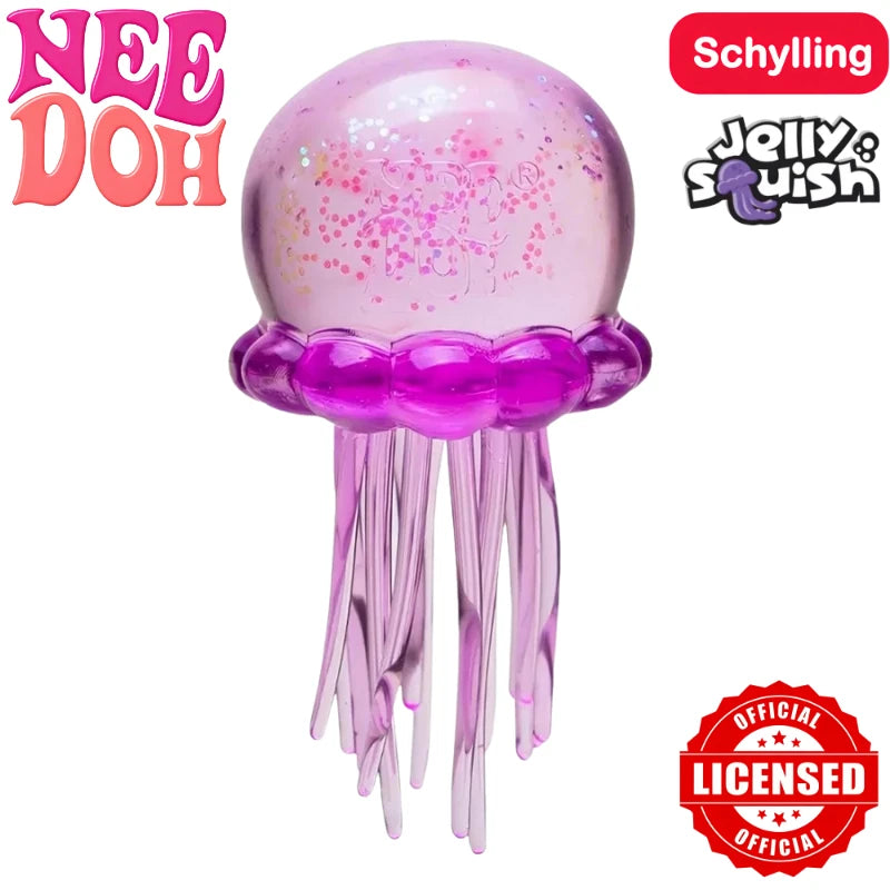High Quality Needoh Nice Cube Fuzz Ball Jellyfish Squishy Blind Box Soft Stress Relief Toy Cute Relaxing Squeeze Sensory Toy