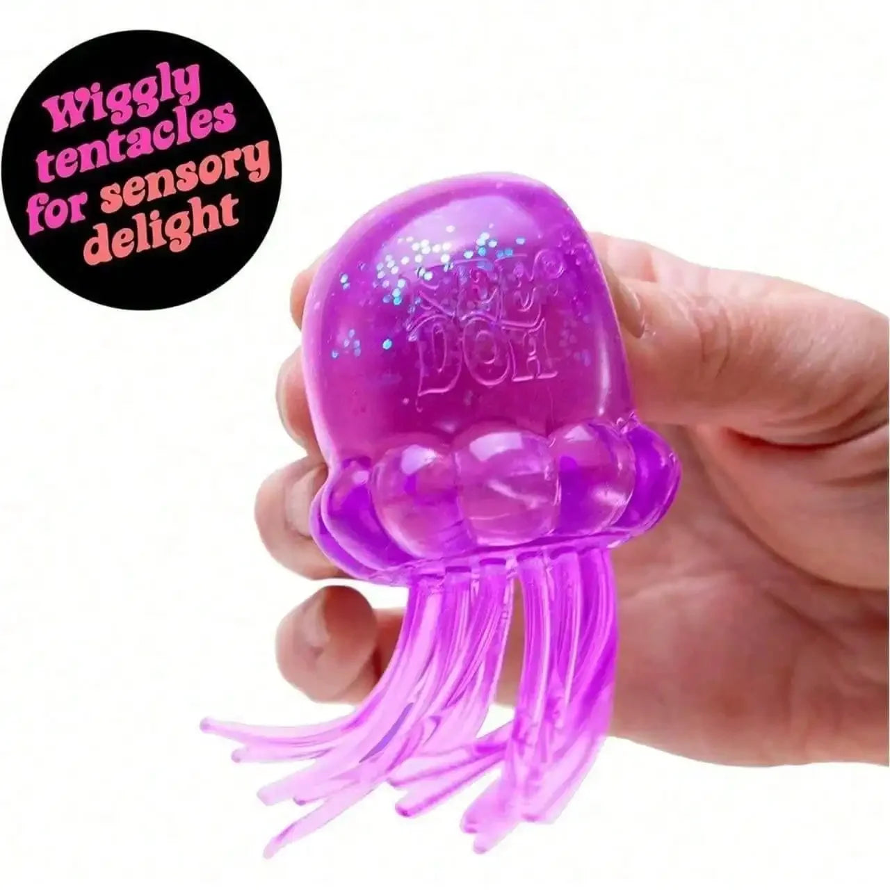 Shiny Jellyfish Squishies - Super Squeeze Sensory Putty, Stress Relief Toy Suitable For Children And Adults, Ideal Easter And Birthday Gift