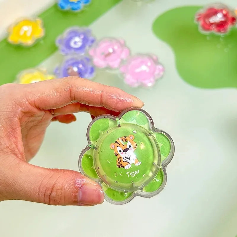 Baby Bath Toys, Floating Alphabet Number Animal Balls, Early Education Cognitive Color Recognition, Sensory Bath Time Gift