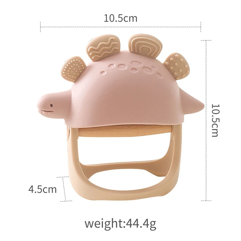 Baby Teether Gloves Pacifier Kids Teething Silicone Newborn Dental Care Gums Anti-eating Hand Molar Stick Baby Accessories