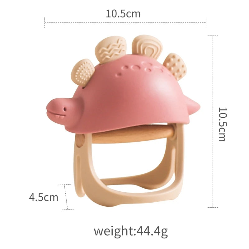 Baby Teether Gloves Pacifier Kids Teething Silicone Newborn Dental Care Gums Anti-eating Hand Molar Stick Baby Accessories