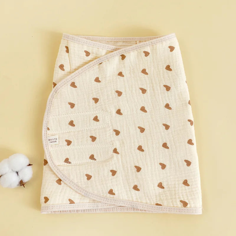 0-6 Month Cotton Baby Swaddle Wrap Anti Startle Swaddling Blanket Muslin Baby Sleeping Blanket Wrap for New Born Thin Summer